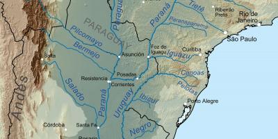 Bản đồ của bolivia