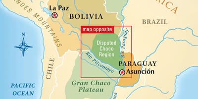 Bản đồ của rio Paraguay