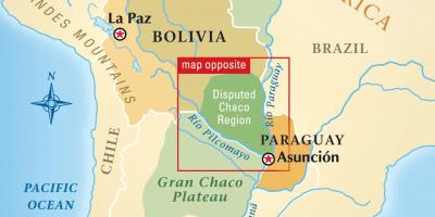 Bản đồ của rio Paraguay